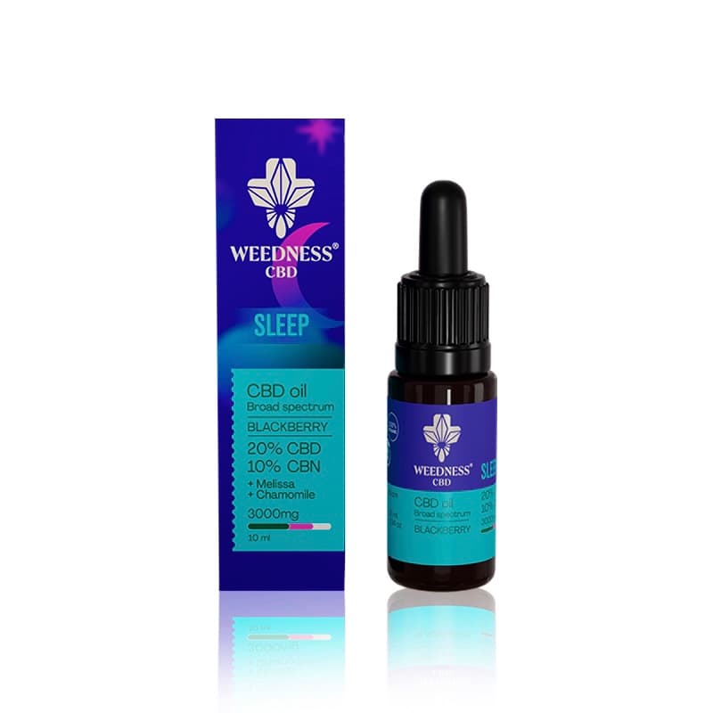 Olio CBD Sleep 20% + CBN 10% | Mora 10ml