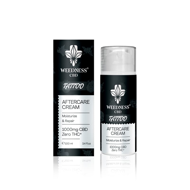 Crema riparatrice per tatuaggi freschi con 1000mg CBD 100ml