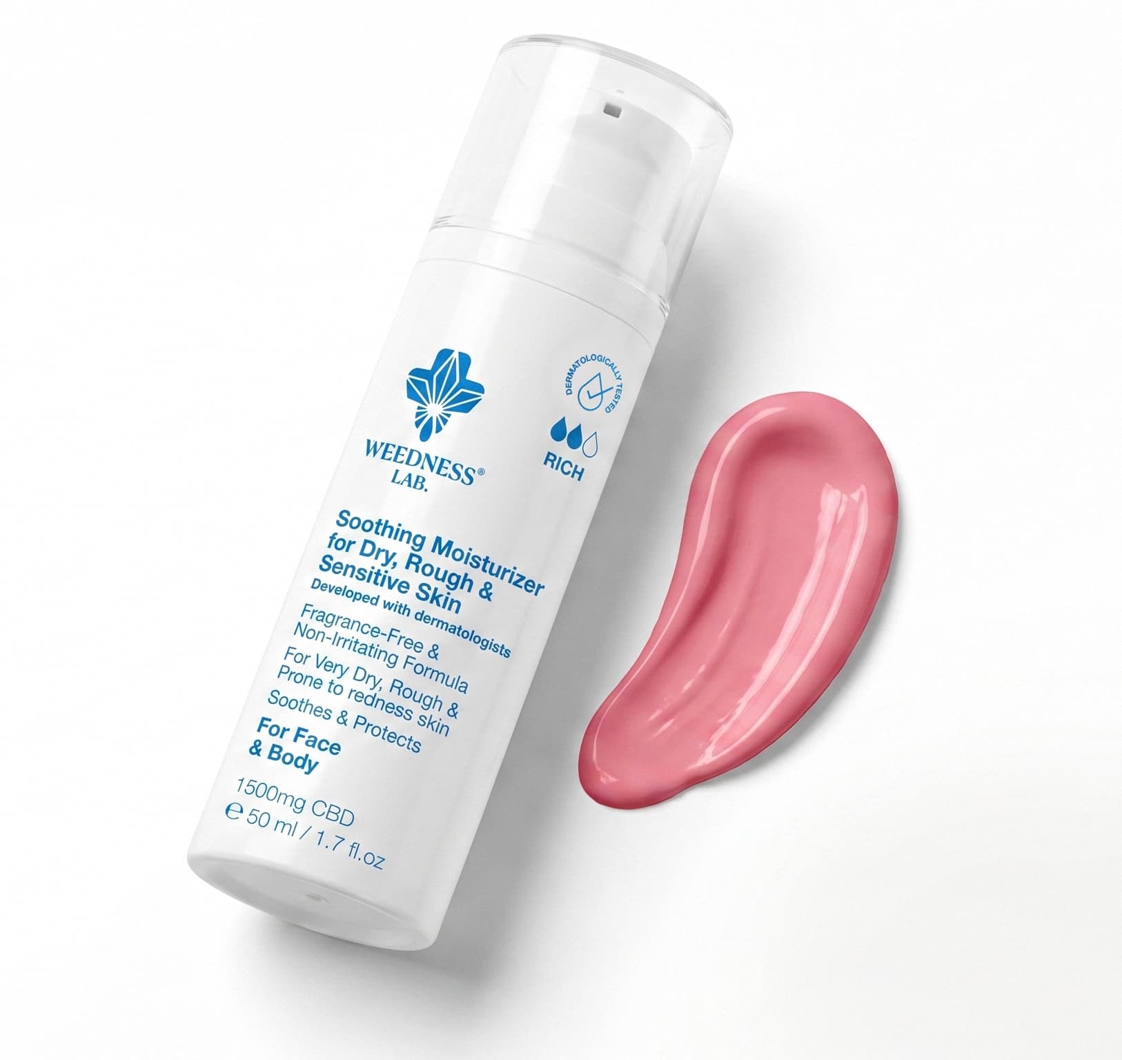 Crema CBD Riparatrice per pelle secca, desquamata e a tendenza psoriasica