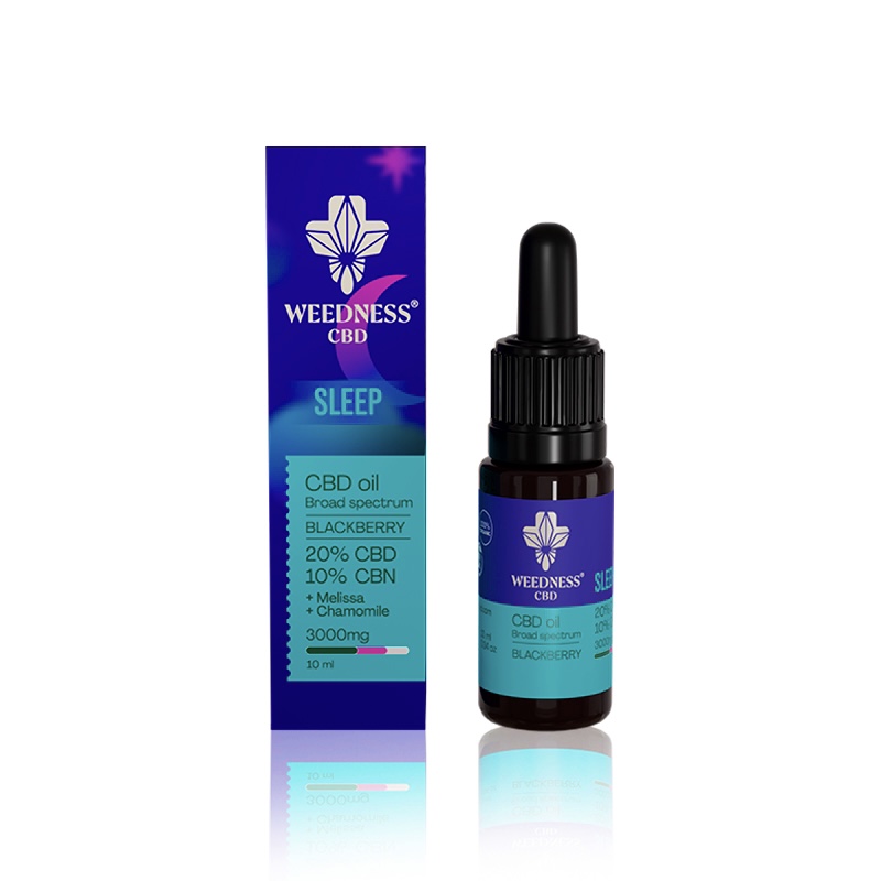 Olio CBD Sleep 20% + CBN 10% | Mora 10ml